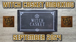 WITCH CASKET UNBOXING SEPTEMBER 2024 [upl. by Butcher]