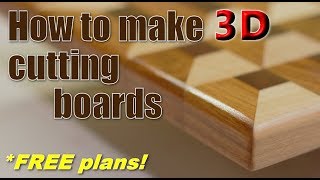 Woodworking How to make 3D cutting boards [upl. by Murdoch]