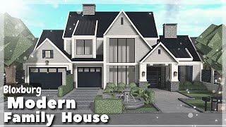 BLOXBURG Modern Spring House Speedbuild  Roblox House Build [upl. by Nove]