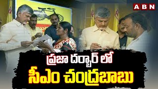 ప్రజా దర్బార్ లో సీఎం చంద్రబాబు  CM Chandrababu Praja Darbar At Mangalagiri  ABN [upl. by Shina]