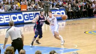 Danilo Gallinari vs Atlanta Hawks  Mar 13th 2012 [upl. by Yrdnal]