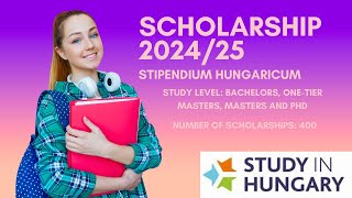 Stipendium Hungaricum Scholarship 2024–25 Study in Hungary  HEC Scholarships [upl. by Harvison]