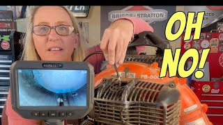 Small Engine Repair Shop Diagnosing Fixing and Fails Stihl Echo Husqvarna Blowers [upl. by Oninotna62]