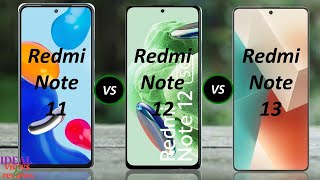 xiaomi redmi note 11 vs redmi note 12 vs redmi note 13 [upl. by Burnight402]