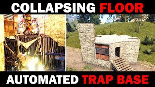 The Mauler  Automated CollapsingFloor Trap Base Design  Rust Building 32 [upl. by Nosilla]