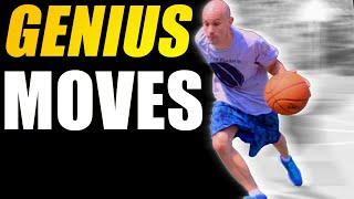 18 Evil Genius Basketball Crossover Moves Using Sly Footwork [upl. by Selemas309]