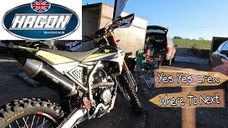 Fantic XEF 250 Rear Hogan Shock upgrade review at Parkwood Outdoors [upl. by Katerina]