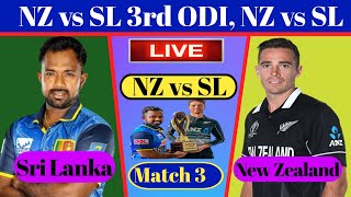 Live UpdateSL vs NZ Live Today  Sri Lanka vs New Zealand – 3rd ODI Match  Live Match [upl. by Aubrie]