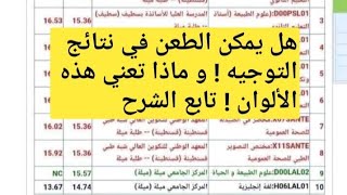 نتائج التوجيه الجامعي هل يمكن الطعن فيها  تابع الشرح فيديو مهم [upl. by Monsour]