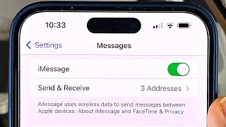 How To Activate iMessage in iPhone 15 Pro Max [upl. by Modestia]