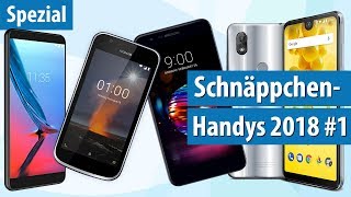 Die 5 besten neuen Handys unter 200 Euro 📱📱Frisch von der SmartphoneMesse MWC 2018 [upl. by Zink]