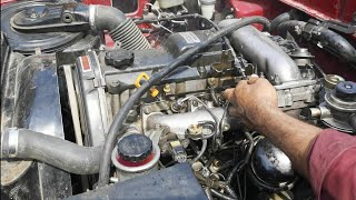 Toyota 1kz te engine starting problem [upl. by Wallace]