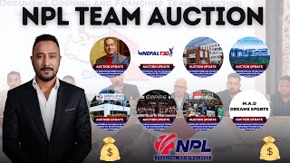 Nepal Premier League Team Auction  Know Your Team and Owner [upl. by Aehs]