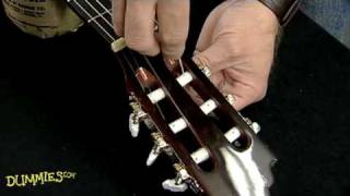 How to String a NylonString Guitar For Dummies [upl. by Yoo]