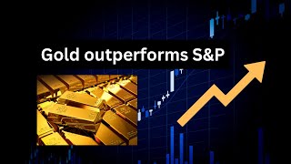 Gold Surges Ahead Outperforming the SampP 500 [upl. by Nerita]