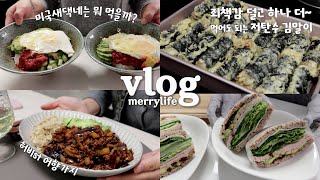 미국일상🎶 입맛이 솟아요 솟아🌱 요리큰손 미국새댁의 저탄수 양배추 김말이 대량생산✌️ 허비st 어향가지🍆🧑🏻‍🍳 두부 계란 오트밀죽 명란장 꿀조합 2인가족 집밥 일상 브이로그 [upl. by Sualokin412]