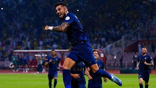 Cristiano Ronaldo Talisca reaction to Alex telles free kick goal vs Wehda [upl. by Neuburger41]