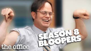 The Office Season 8 Bloopers  ft John Krasinski Rainn Wilson amp More  Comedy Bites [upl. by Eornom]