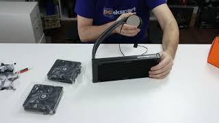 IDCooling Frostflow 240 XT unboxing amp mounting [upl. by Petronille]