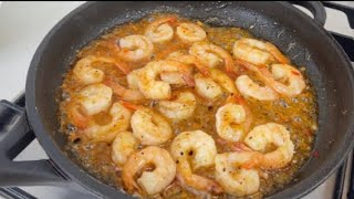 🍤 👌Knoblauch Garnelen Rezept Wie man Shrimps in 5 Minuten köstlich macht ASMR [upl. by Libyc808]