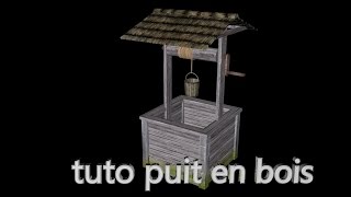 tuto c4d modeliser un puit en bois partie 1 [upl. by Dazhehs879]