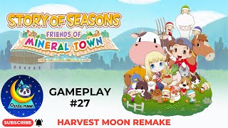 SOS Friends of Mineral Town HARVEST MOON REMAKE 27 [upl. by Neelac496]