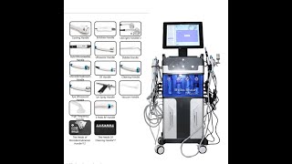 14 in 1 hydrafacial machine training video [upl. by Ientirb]