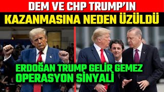 DEM ve CHP TRUMP Kazanınca Neden Üzüldü [upl. by Maddalena425]