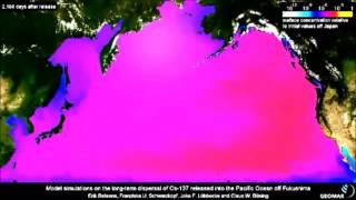 Fukushima pacific ocean cesium 10year projection 5282013  Organic Slant [upl. by Amlet220]