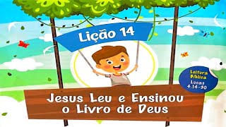 📚 EBD Maternal Lição 14 JESUS LEU E ENSINOU O LIVRO DE DEUS [upl. by Arleta]