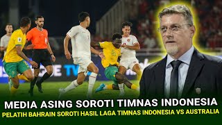 🔴 IKUTAN NIMBRUNG  Pelatih Bahrain Soroti Hasil Imbang Laga Timnas Indonesia vs Australia [upl. by Enomed652]