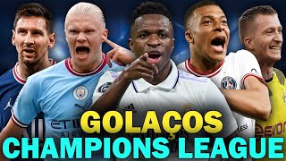 Os GOLS mais BONITOS da CHAMPIONS LEAGUE 2023 [upl. by Lekar]