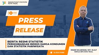 Berita Resmi Statistik Perkembangan Indeks Harga Konsumen dan Statistik Pariwisata  BPS Kota Tegal [upl. by Bille885]