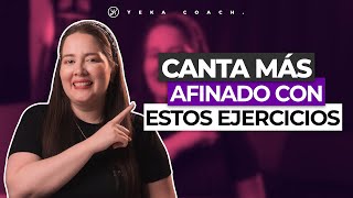 EJERCICIOS DE AFINACIÓN PARA CANTANTES PRINCIPIANTES  CLASES DE CANTO DESDE CERO  YEKA COACH [upl. by Ylrebmic]