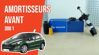 Changer les Amortisseurs avant Peugeot 308 1 ➿ [upl. by Ttnerb]