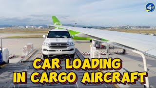 Car Loading in Cargo Aircraft Loadmaster [upl. by Suirred]