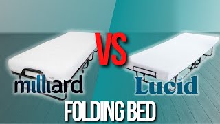 📌Milliard Folding Bed VS LUCID Folding Bed  Best Folding Beds [upl. by Yousuf50]