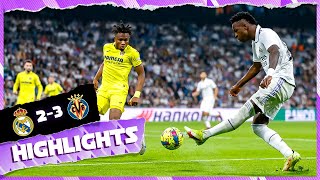 Real Madrid 23 Villarreal CF  HIGHLIGHTS  LaLiga 202223 [upl. by Anavlis]