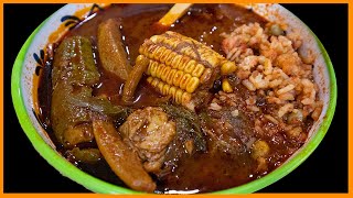 Cómo hacer MOLE DE OLLA ► con Chile Pasilla Guajillo Ancho🌶️ PASO A PASO 2021 [upl. by Idnem617]