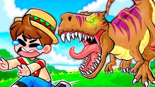 Minecraft PERO hay DINOSAURIOS 😲🦖☠️ SILVIOGAMER MINECRAFT PERO [upl. by Pavia627]