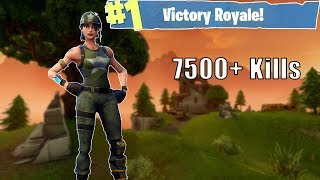 Fortnite  7500 KIlls Going for them high kill wins [upl. by Aeila]