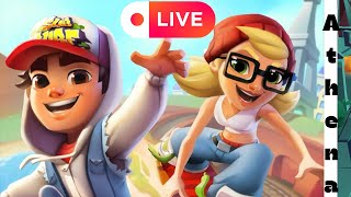 Athena is live on subway surfers  subwaysurfers livefeed [upl. by Sillsby899]