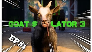 I TURN INTO A HUMAN Goat simulator 3  Part 1 [upl. by Wanda]