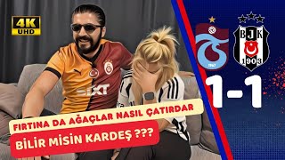 TRABZONSPOR 11 BEŞİKTAŞ MAÇ SONU BJKLİ ÇILDIRDI YAYINI TERK ETTİ [upl. by Yelats48]