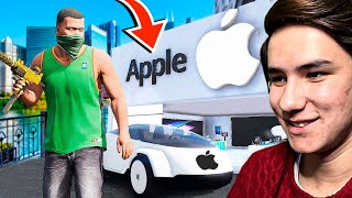 GTA 5 APPLE MOSHINASINI OGIRLADIM NARXI 10 MILLION EKAN [upl. by Noxin314]