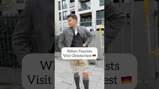 Tourists at Oktoberfest be like 🇩🇪 ft paulomucYT comedy germany german oktoberfest [upl. by Aivila]