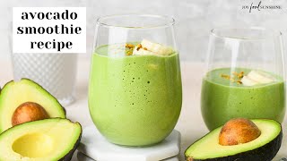 Healthy Avocado Smoothie [upl. by Hearn]