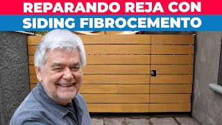 Cómo restaurar una reja con siding de fibrocemento [upl. by Doak]