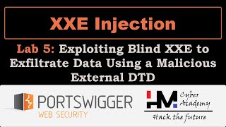 XXE Injection 5  Exploiting Blind XXE to Exfiltrate Data Using a Malicious External DTD BugBounty [upl. by Earlene61]