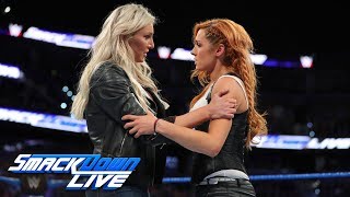 Charlotte Flair returns to stop Carmellas attack on Becky Lynch SmackDown LIVE July 31 2018 [upl. by Ahsait]